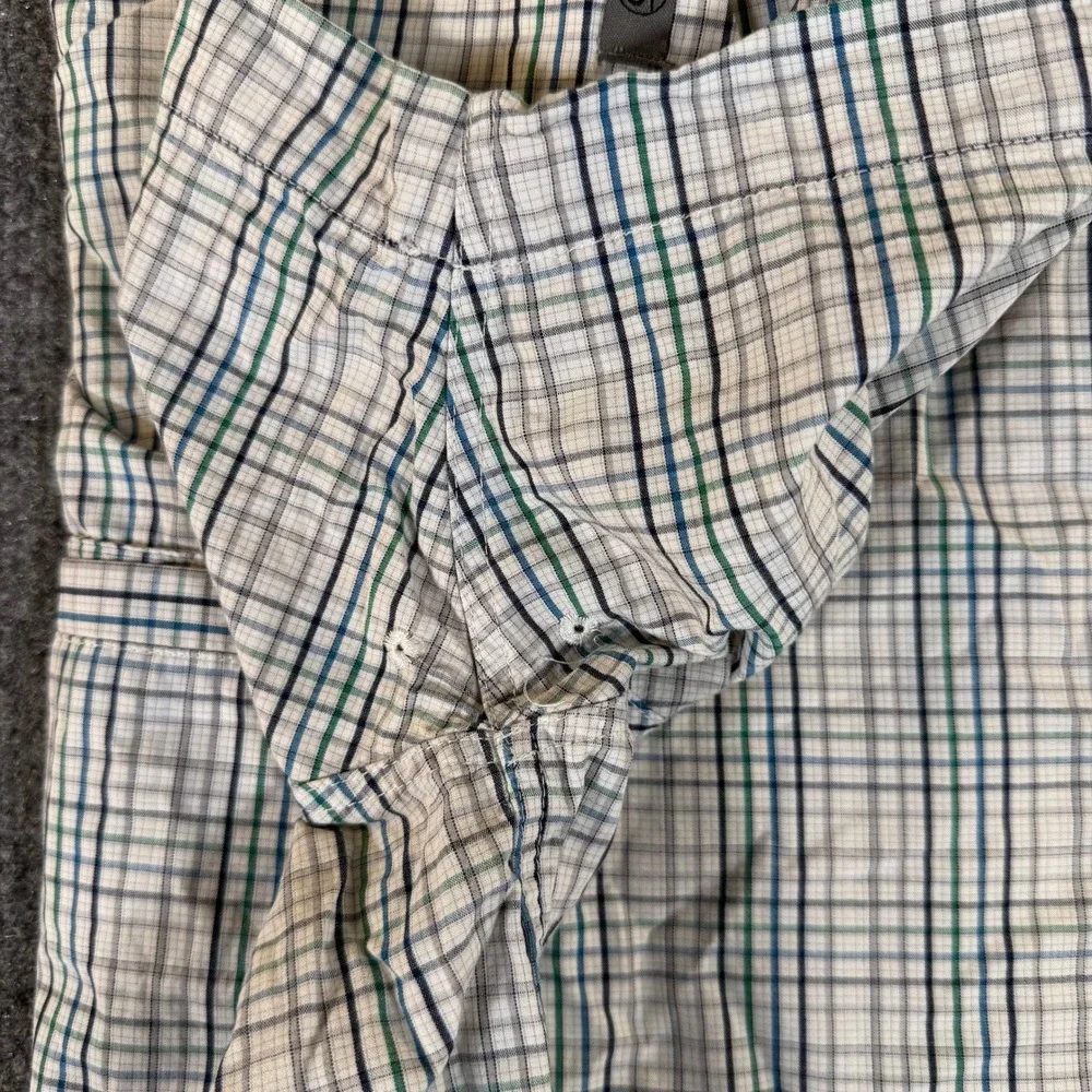 The North Face A5 Series Mens Medium Plaid Short Sleeve Button Up Shirt #3313